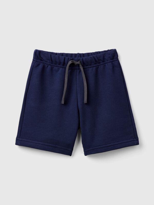 Bermuda shorts in cotton fleece Junior Boy