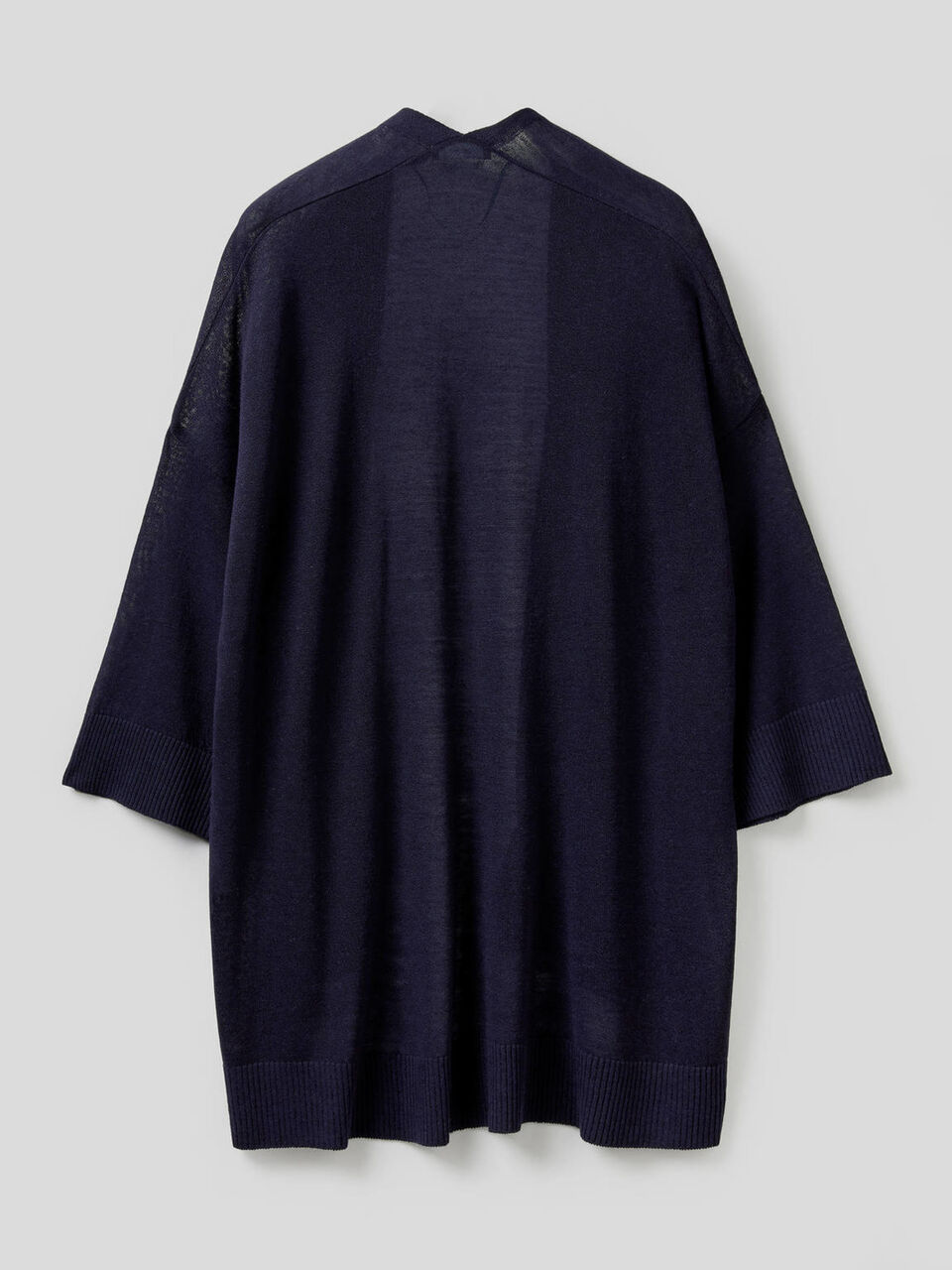 Open cardigan with 3/4 sleeve image number 2