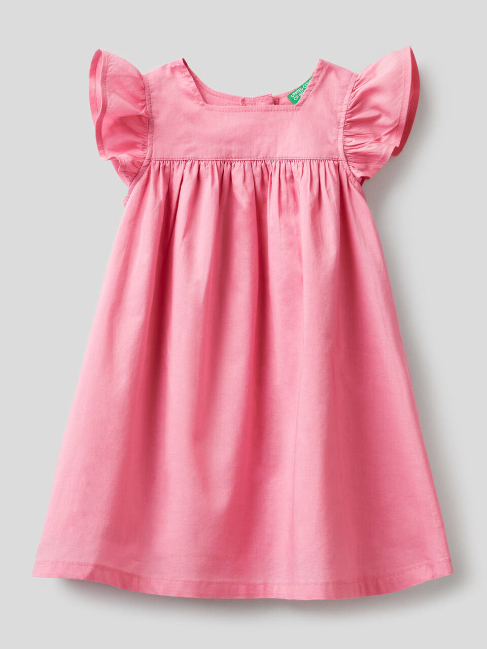 Wide dress in 100% cotton image number 1