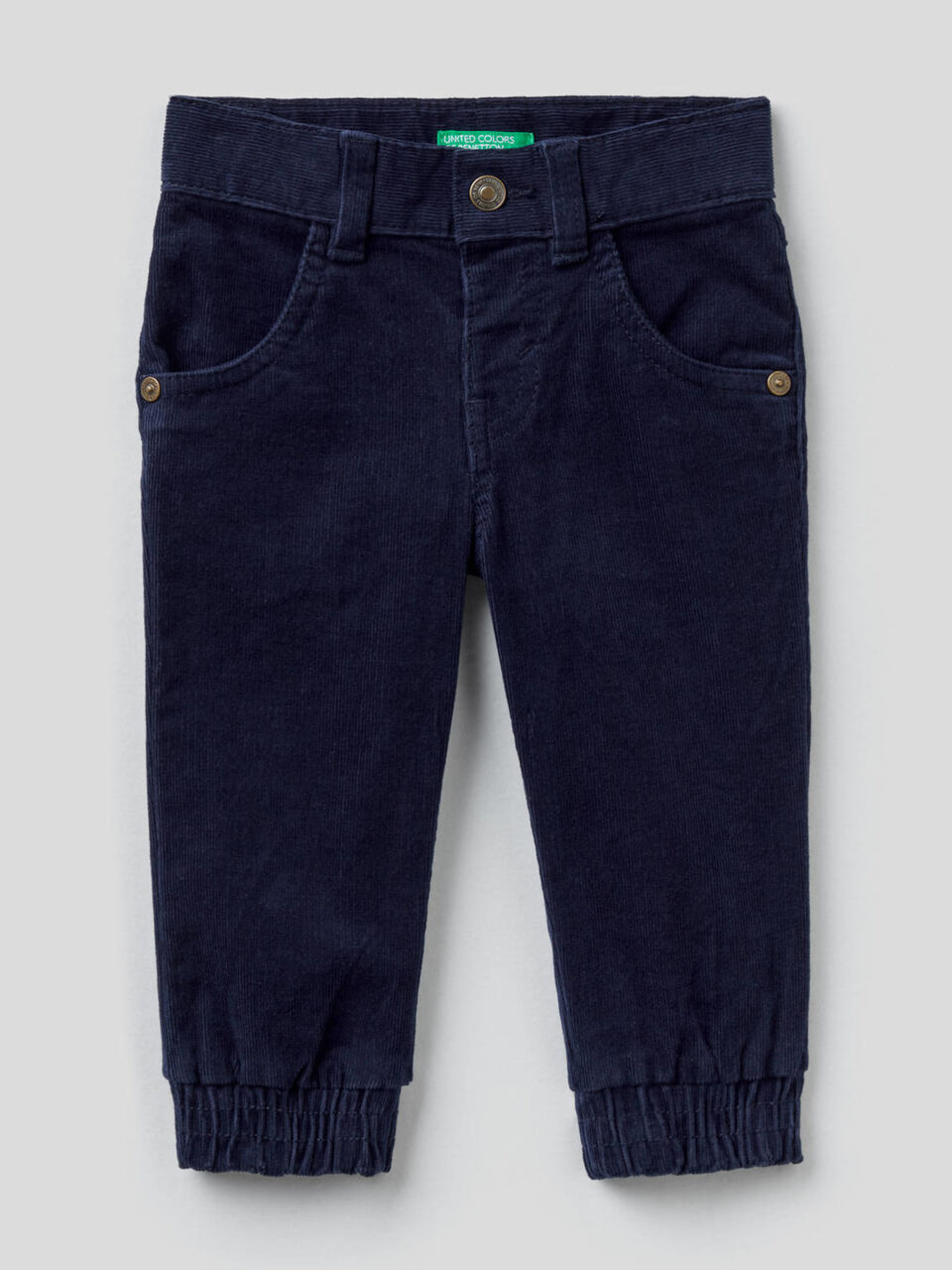Stretch cotton velvet pants image number 1