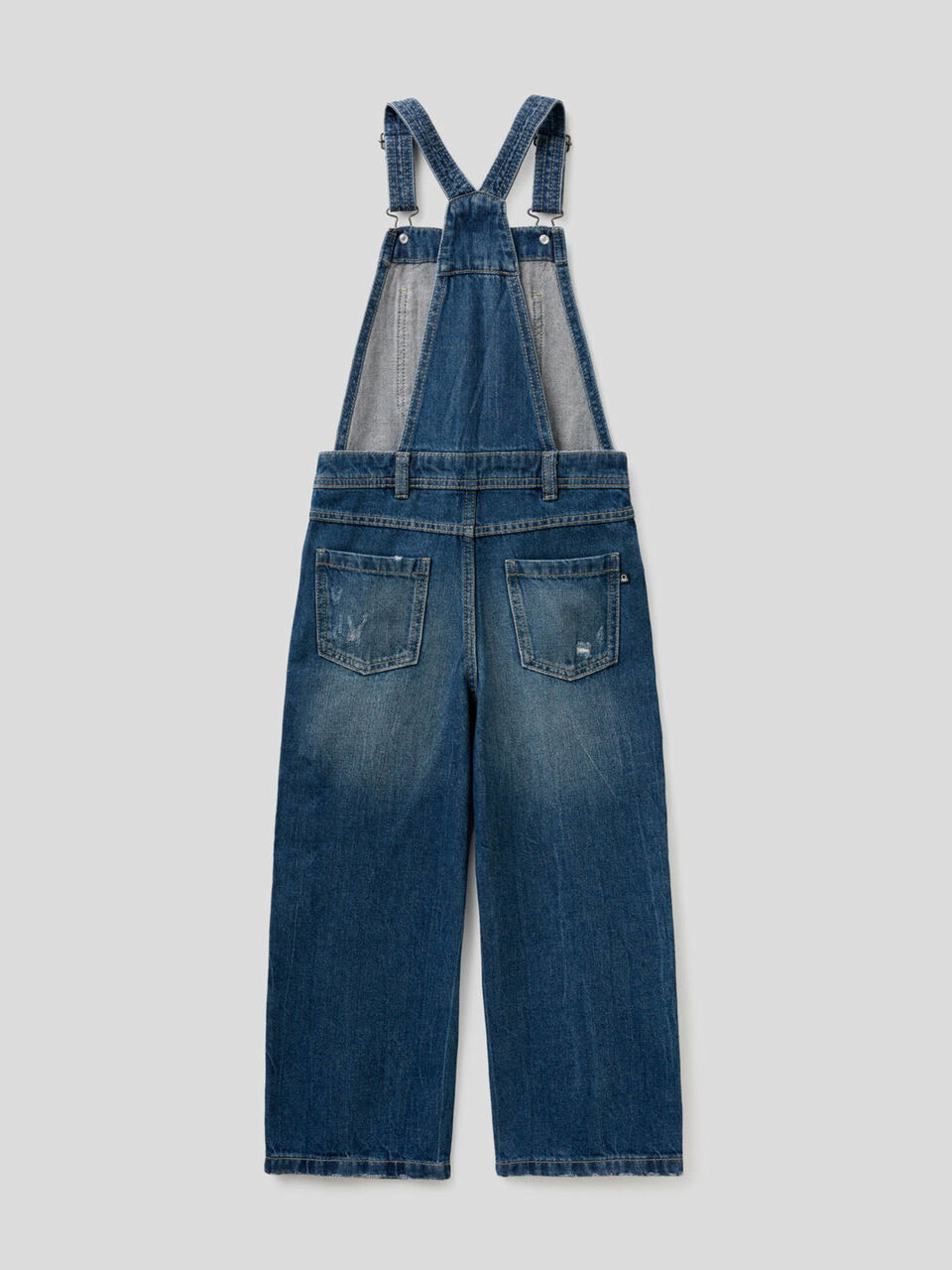 Denim overalls in 100% cotton image number 2