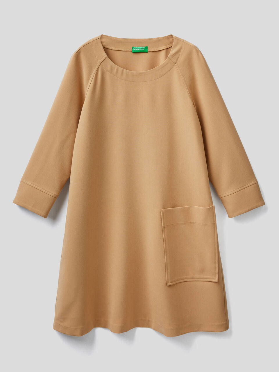 Flared dress with maxi pocket image number 1