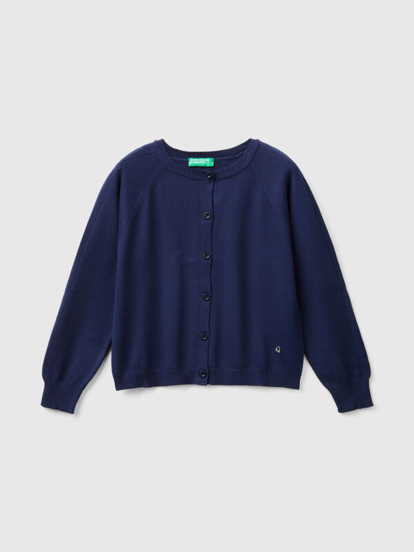 Cardigan in pure cotton Junior Girl