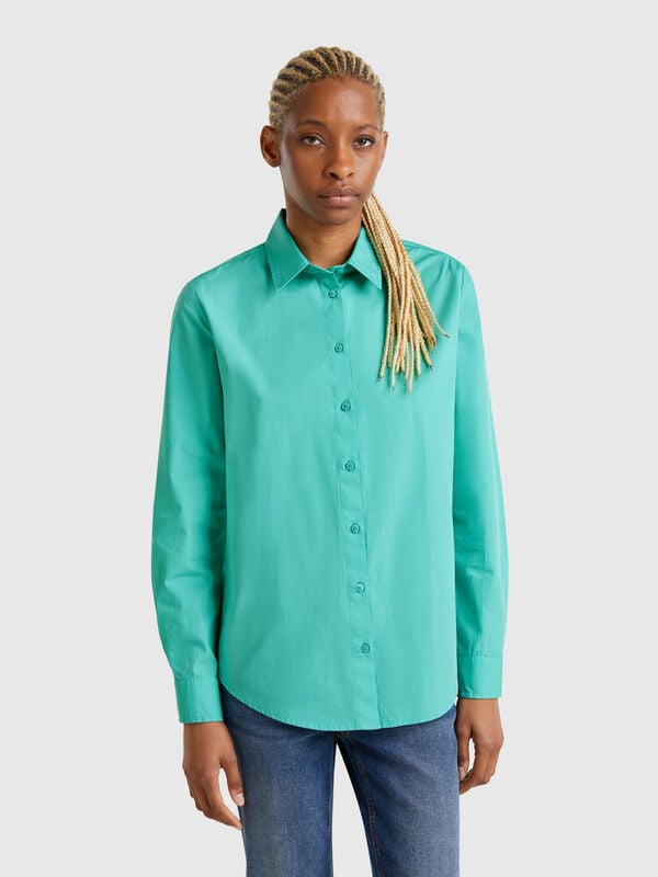 Regular fit cotton shirt Women