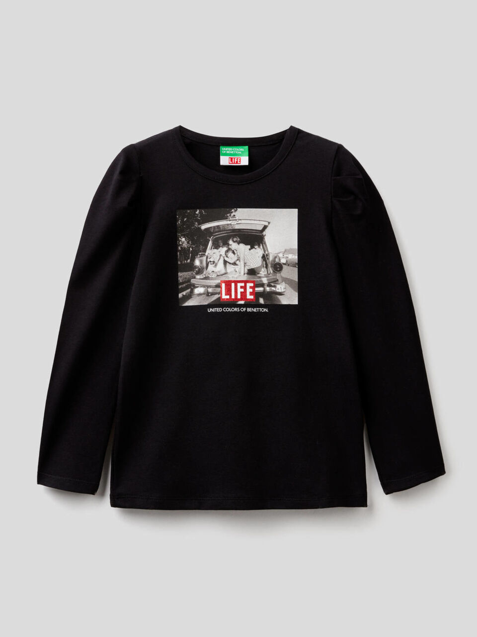 Long sleeve organic cotton Life t-shirt image number 1