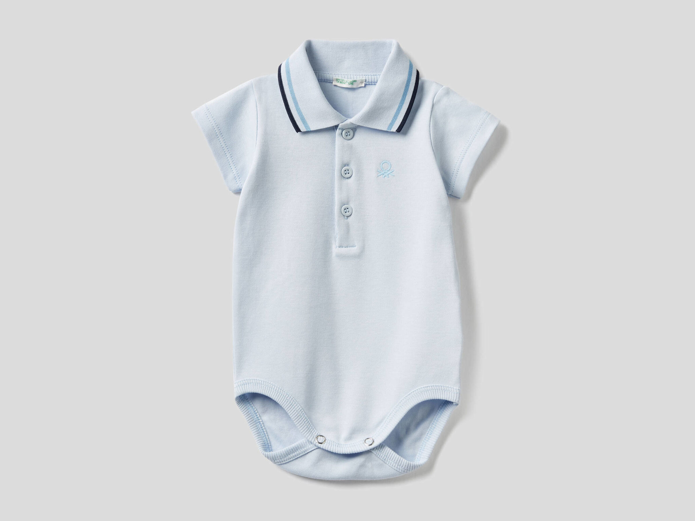 white polo onesie