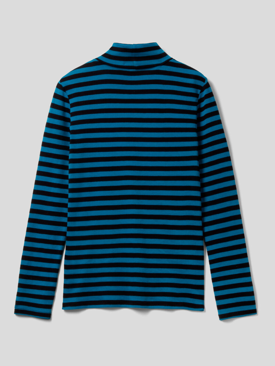 Striped turtleneck t-shirt image number 2