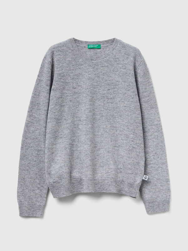 Sweater in wool and viscose blend Junior Boy