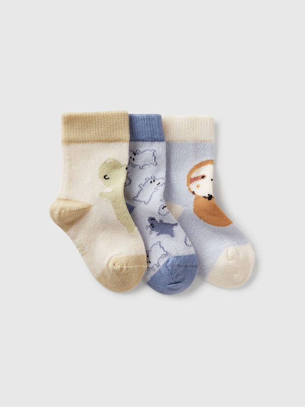 Three pairs of socks with little animals New Born (0-18 months)