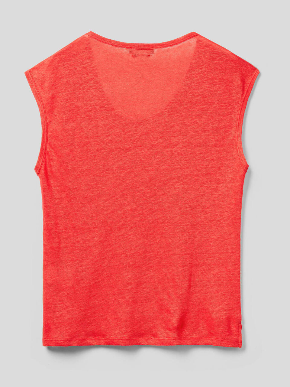 Short sleeve 100% linen t-shirt image number null