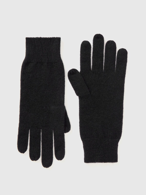 Pure cashmere gloves Women