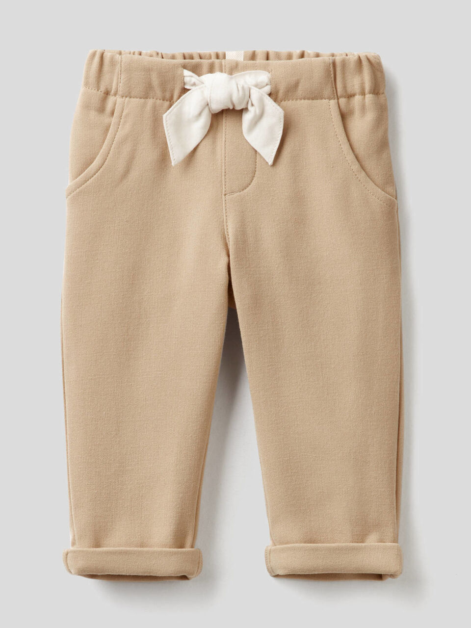 Trousers with clashing drawstring image number 1