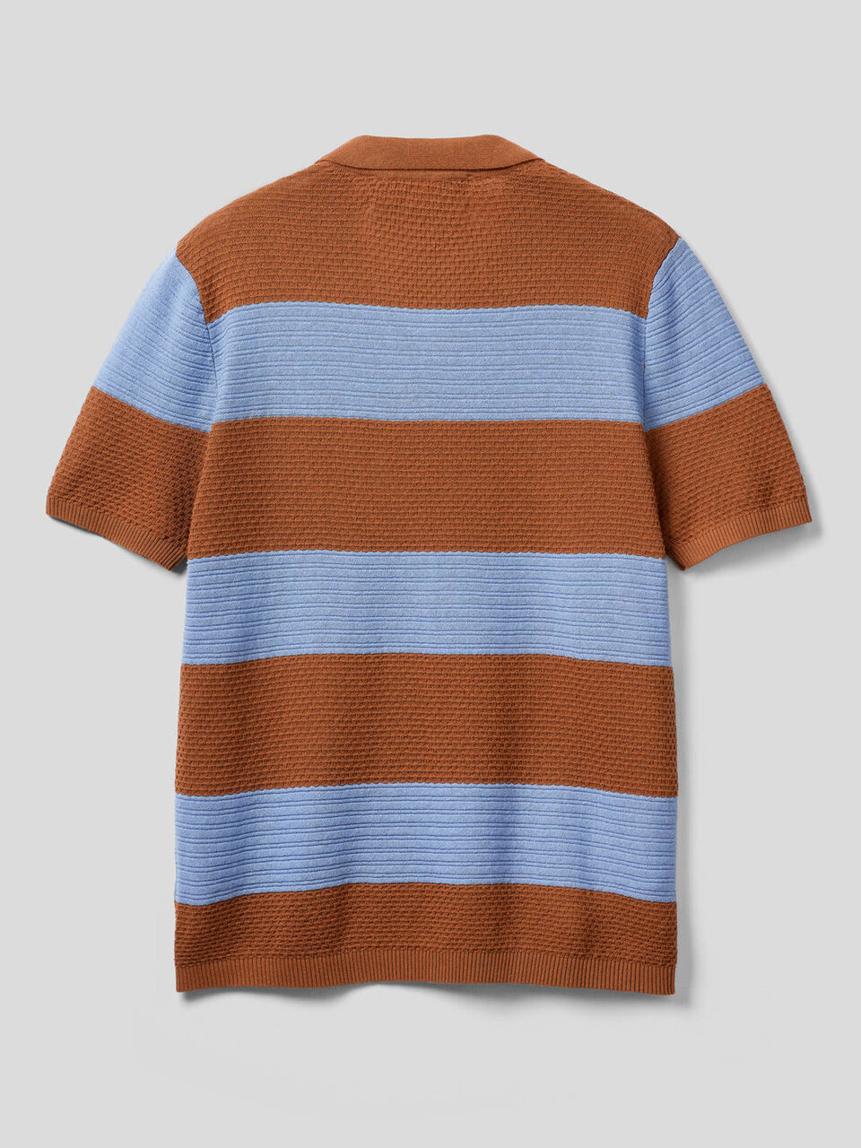Striped knit polo image number 2