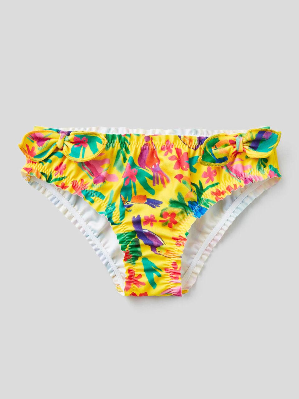 Tropical pattern swim bottoms image number 1