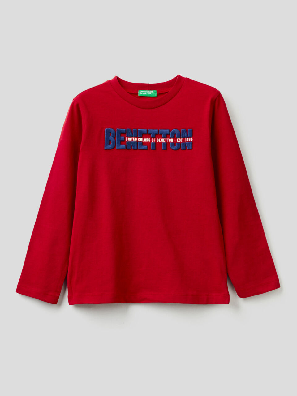 Long sleeve 100% organic cotton t-shirt image number 1