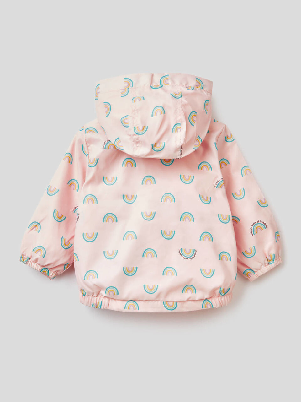 Printed jacket with hood image number 2