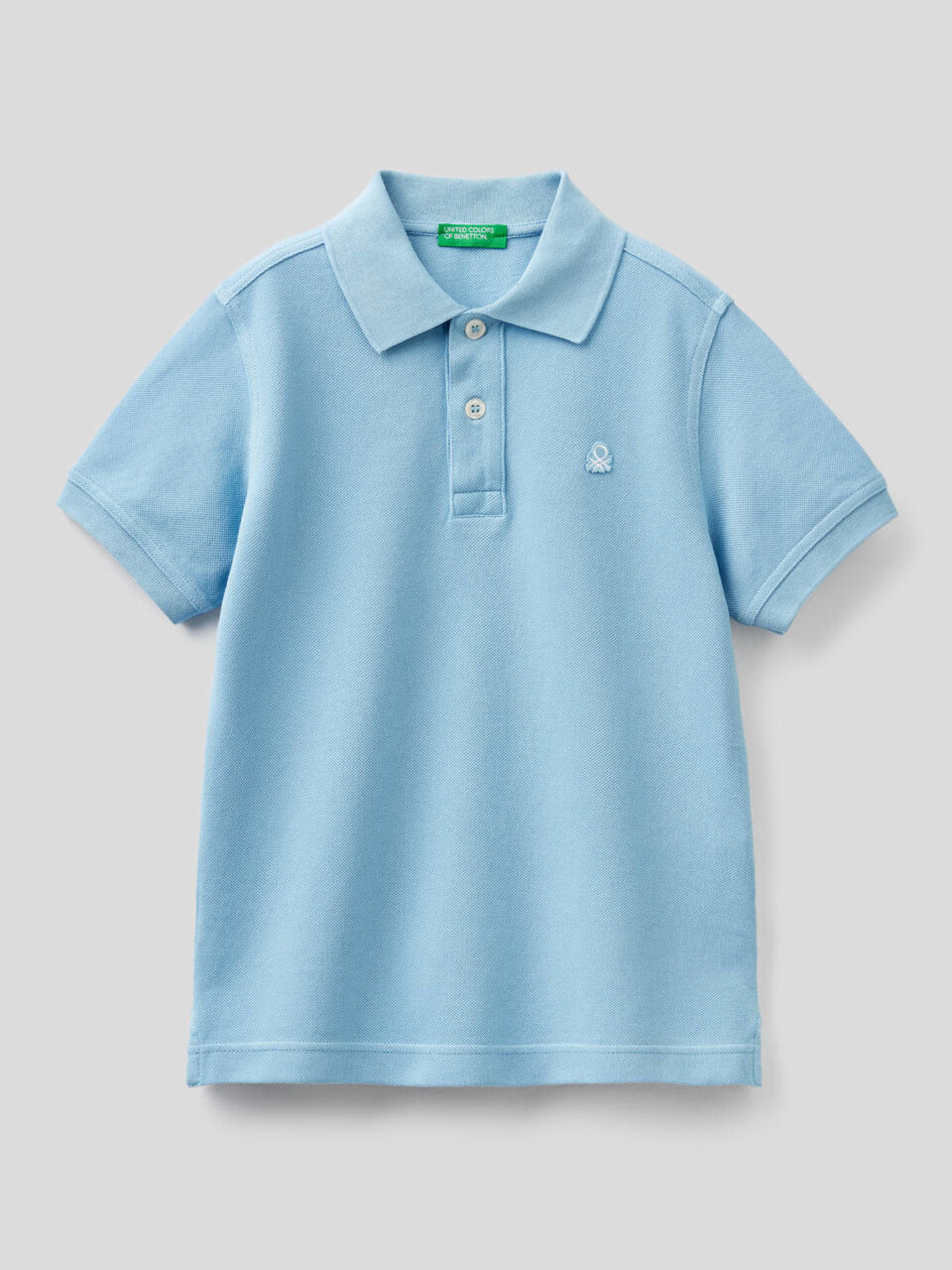 Polo in pure cotton pique image number 1