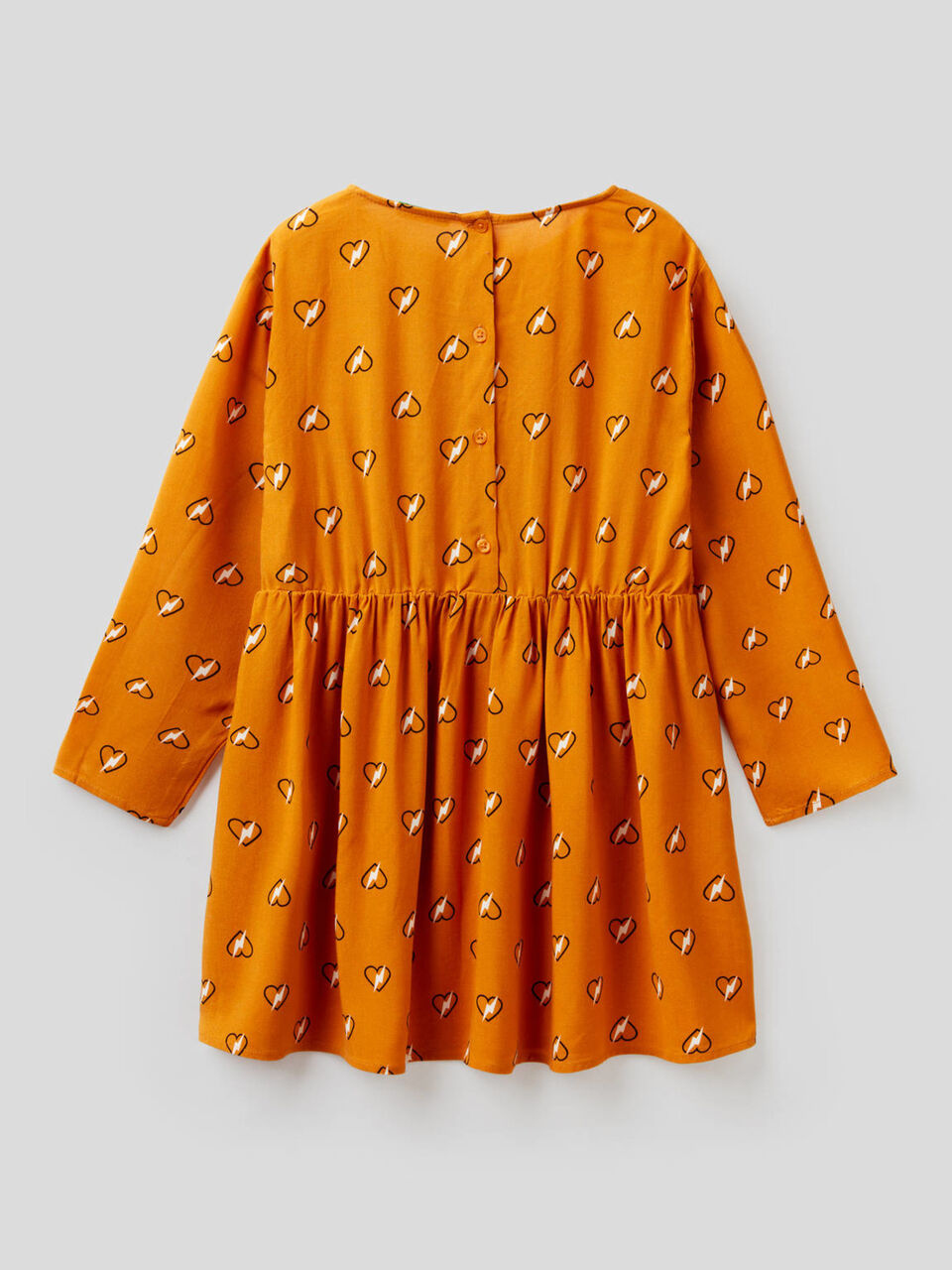 Patterned dress in sustainable viscose image number 2