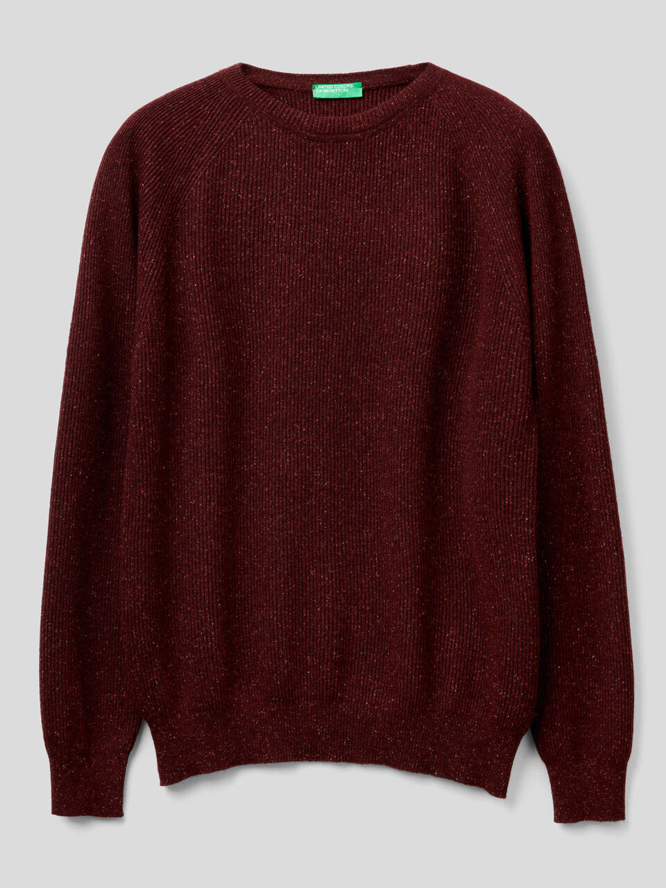Ribbed wool and silk blend sweater image number 1