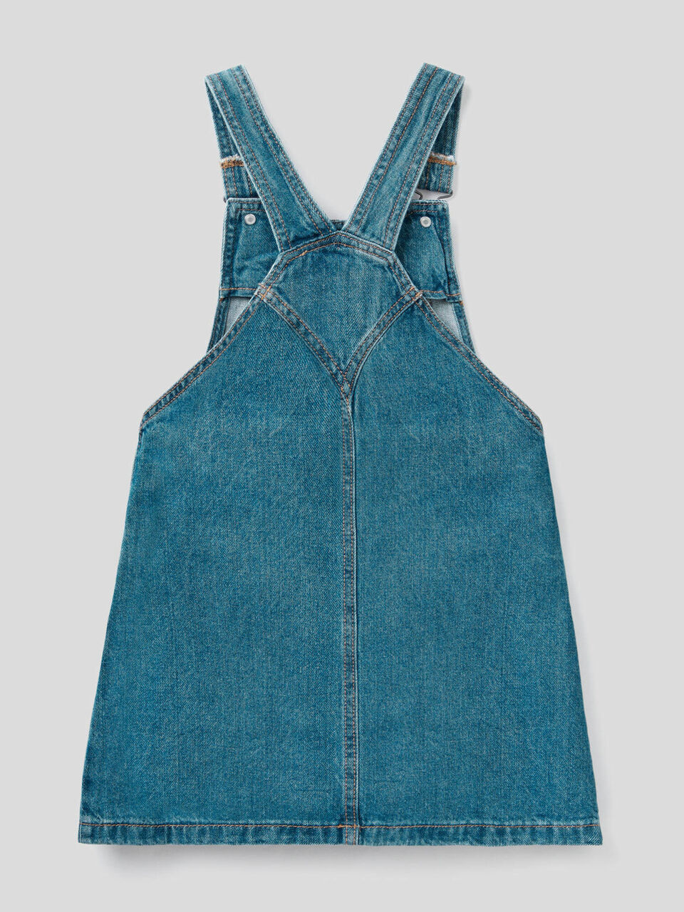 100% cotton denim dungarees image number 2