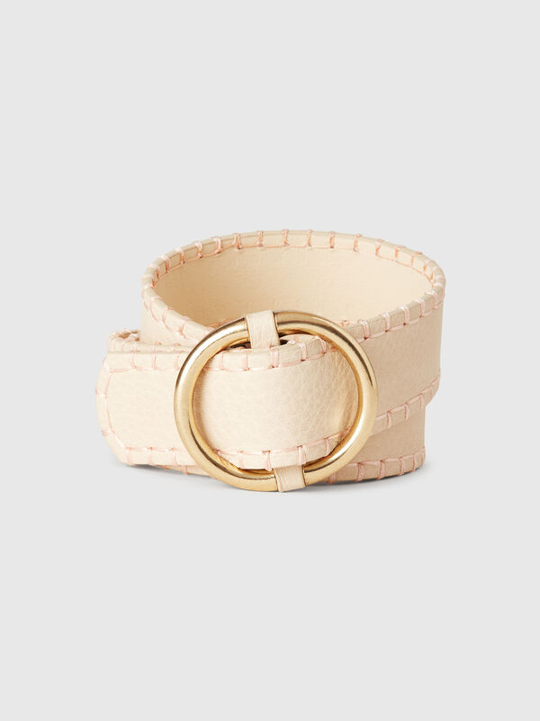 Thin belt in imitation leather Women