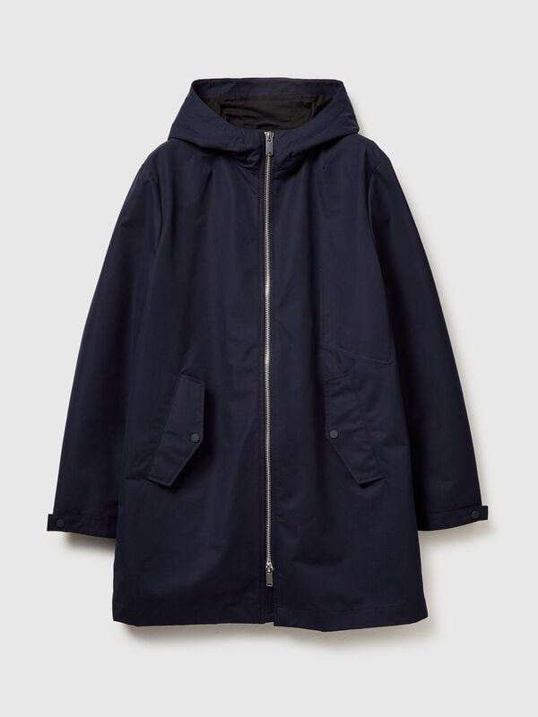 Cotton blend parka Men