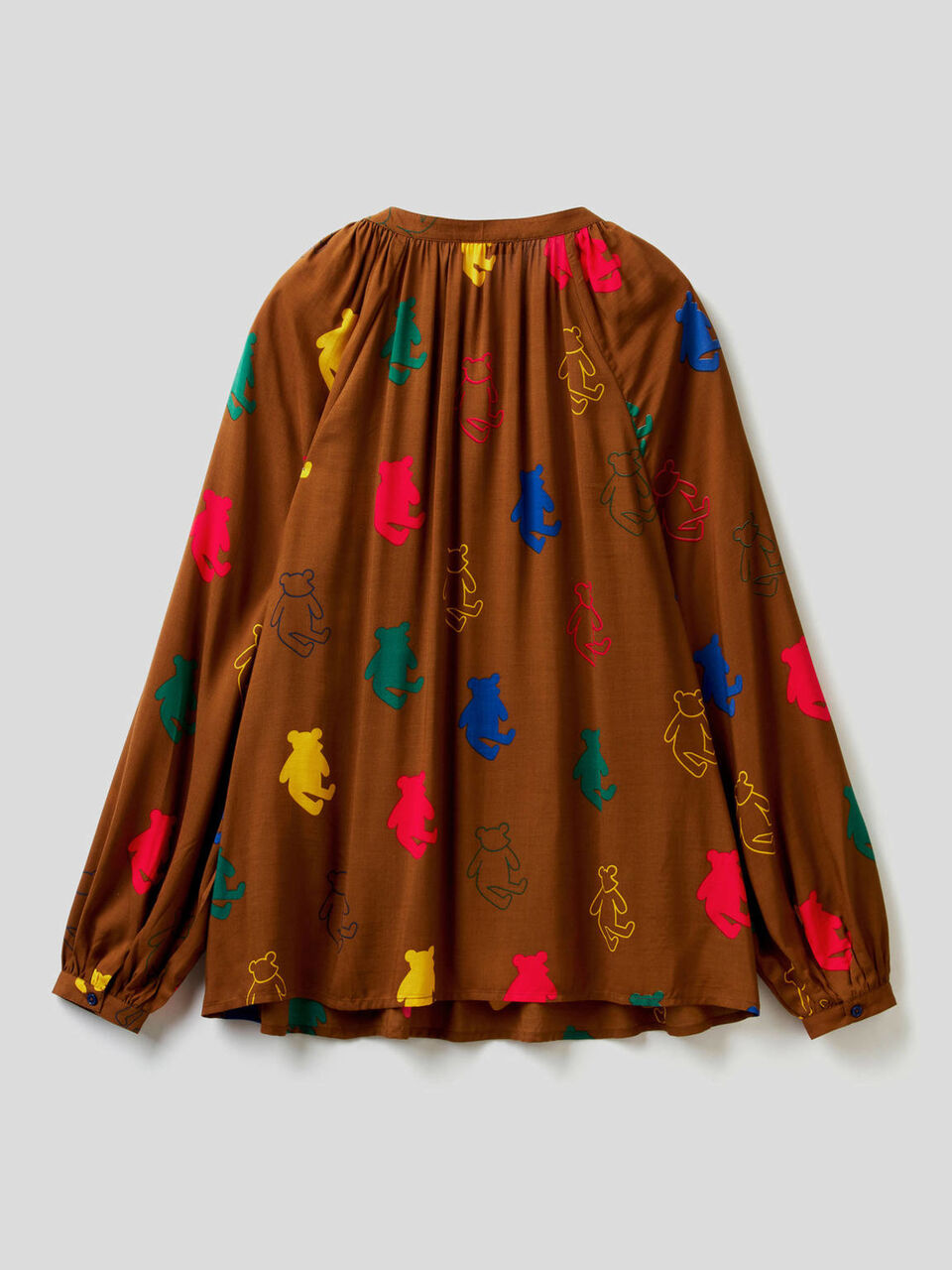Patterned blouse in sustainable viscose image number 2
