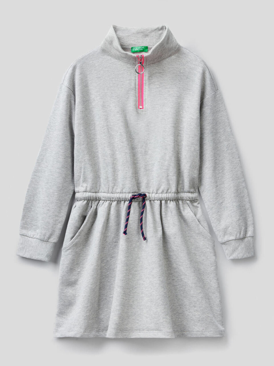 Organic cotton sweat dress image number 1