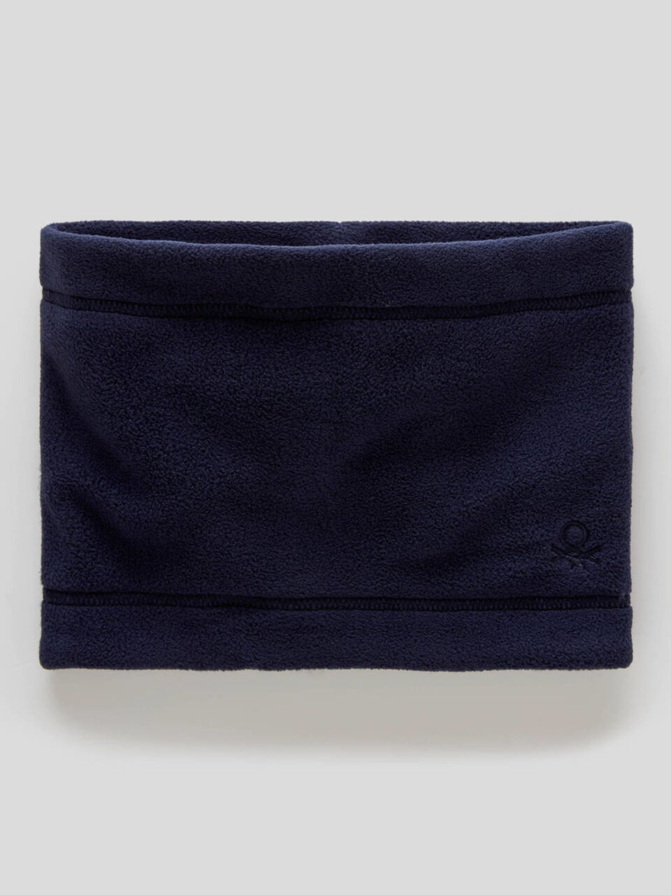 Neck warmer in fleece with embroidered logo image number 1