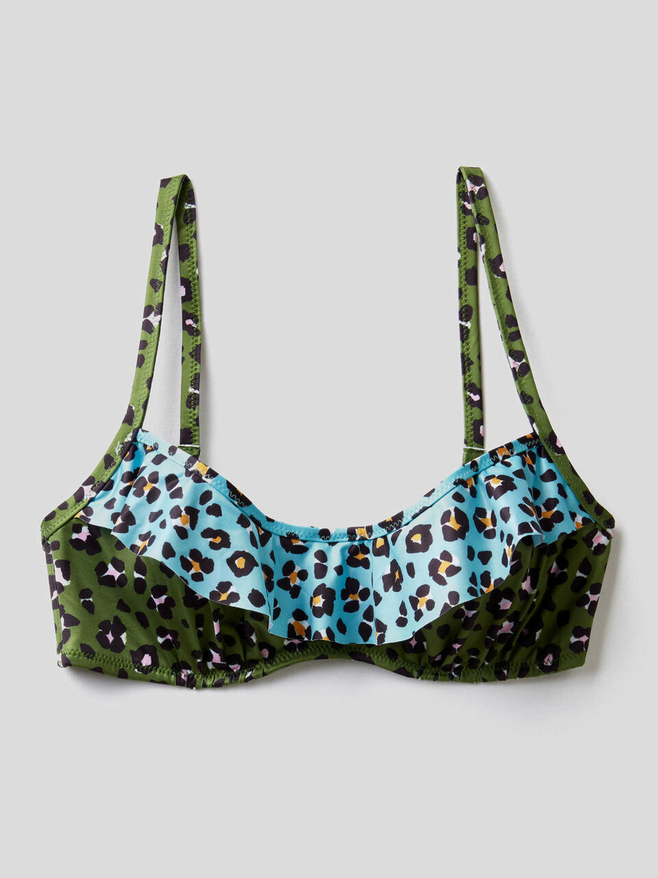Printed two-tone top image number 1