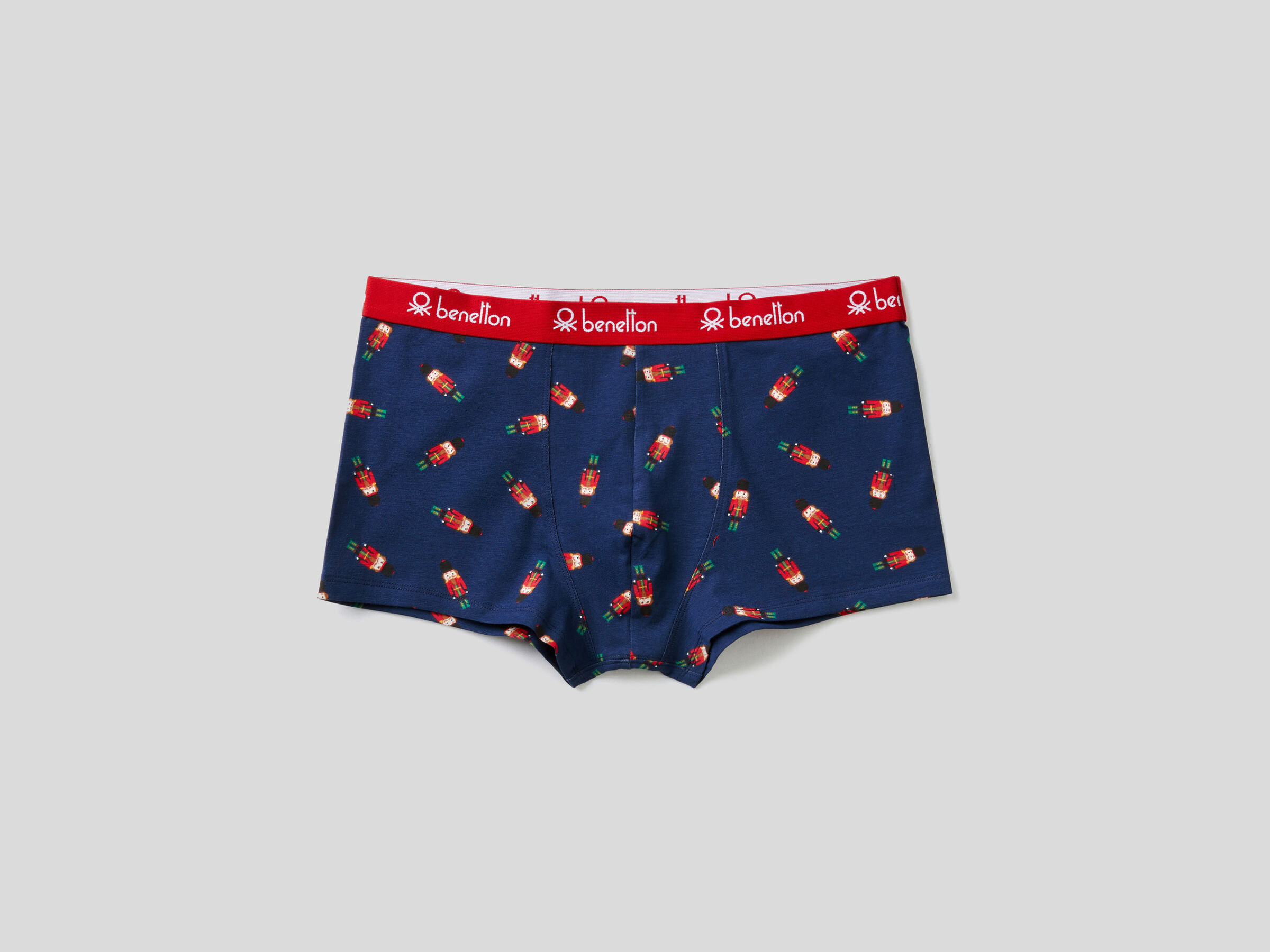 Patterned boxers in stretch cotton image number 3