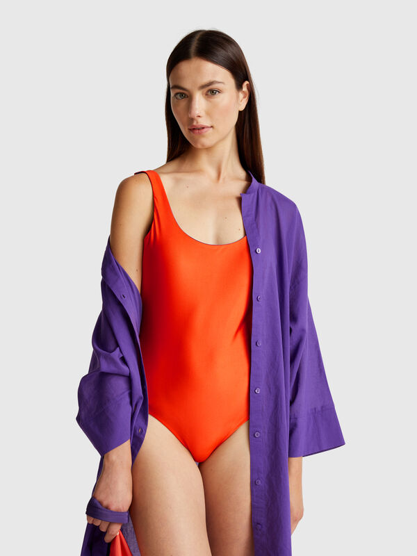 Reversible one-piece swimsuit Women