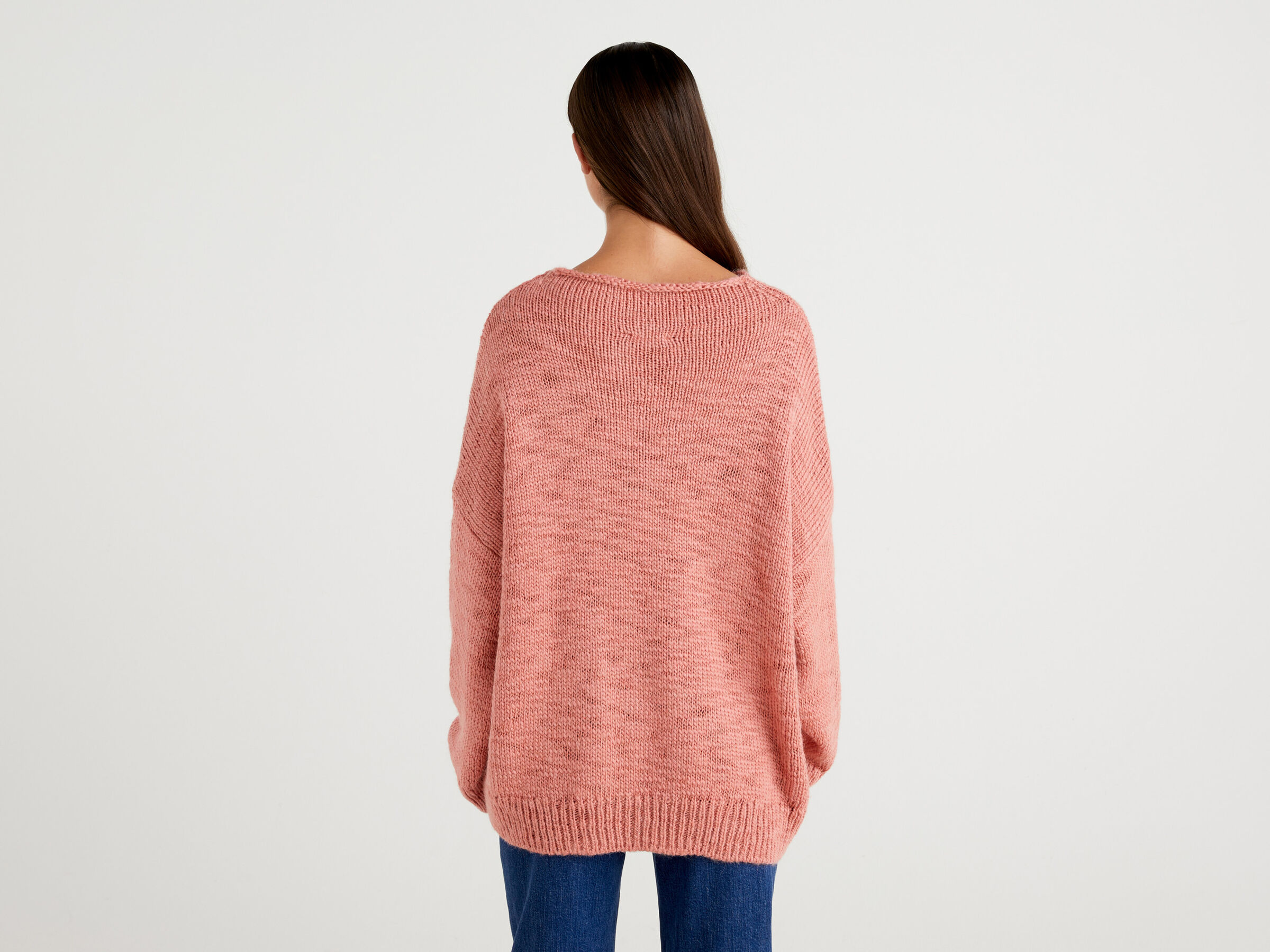 Sweater in wool and alpaca blend image number 2