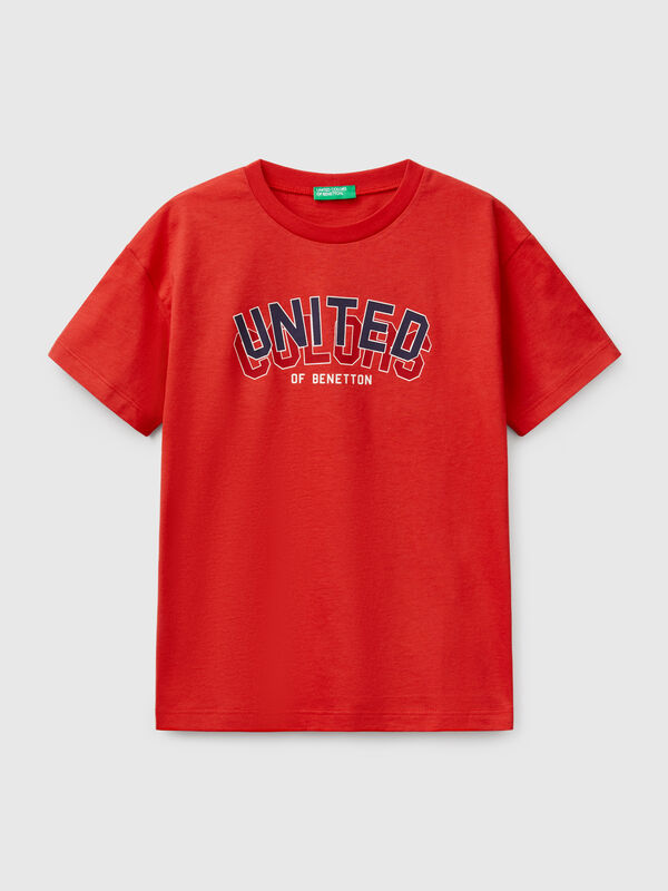 Short sleeve t-shirt in 100% cotton Junior Boy