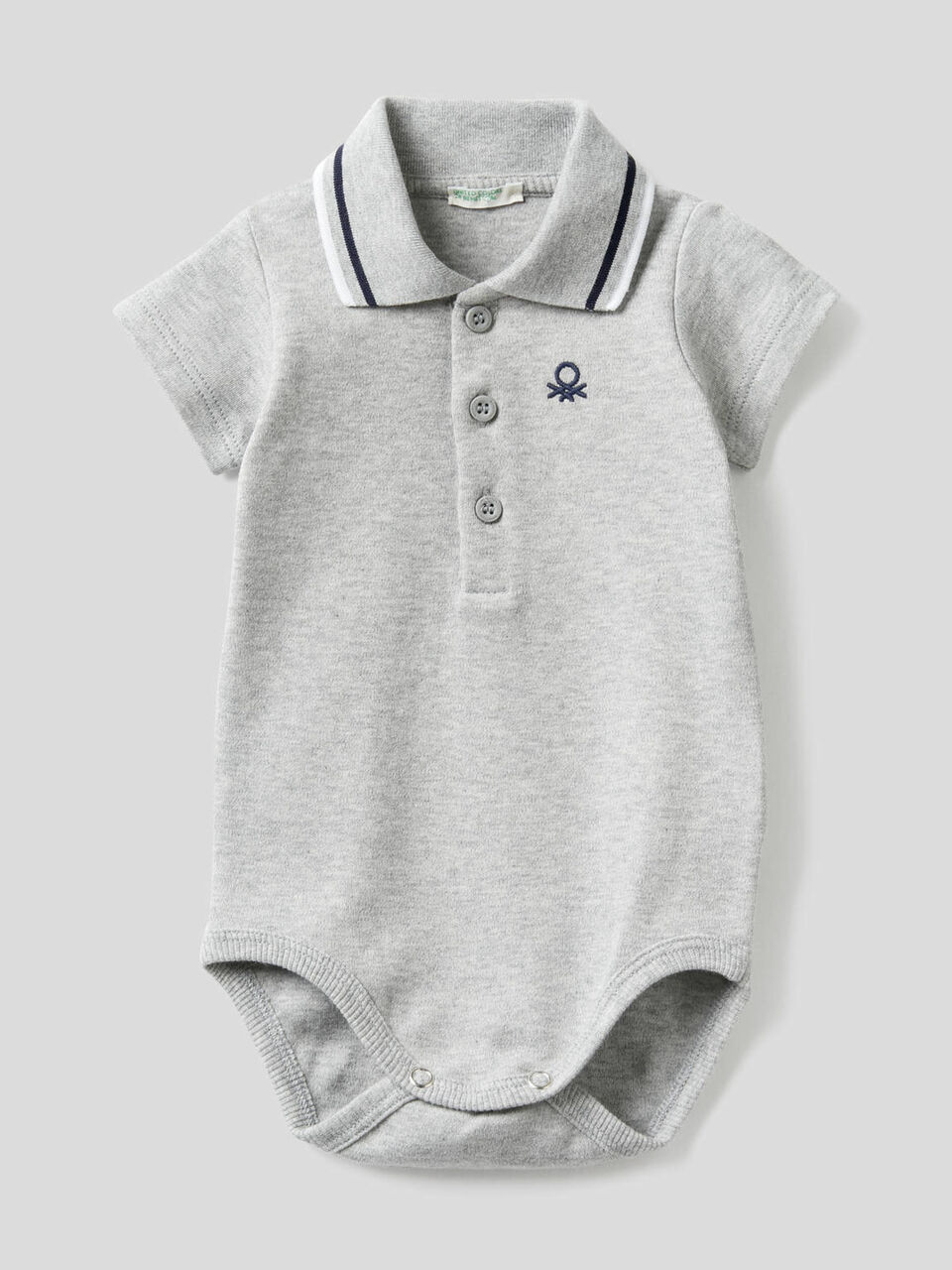 white polo onesie