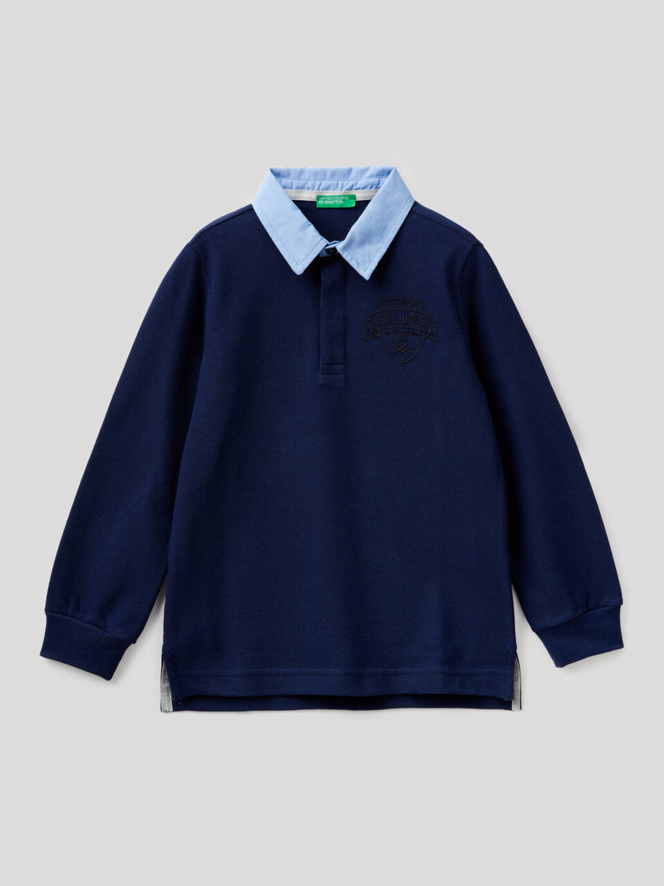 Polo with clashing collar image number 1