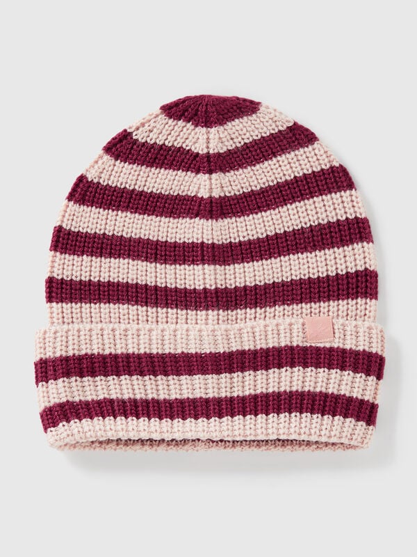 Striped knit hat Junior Boy