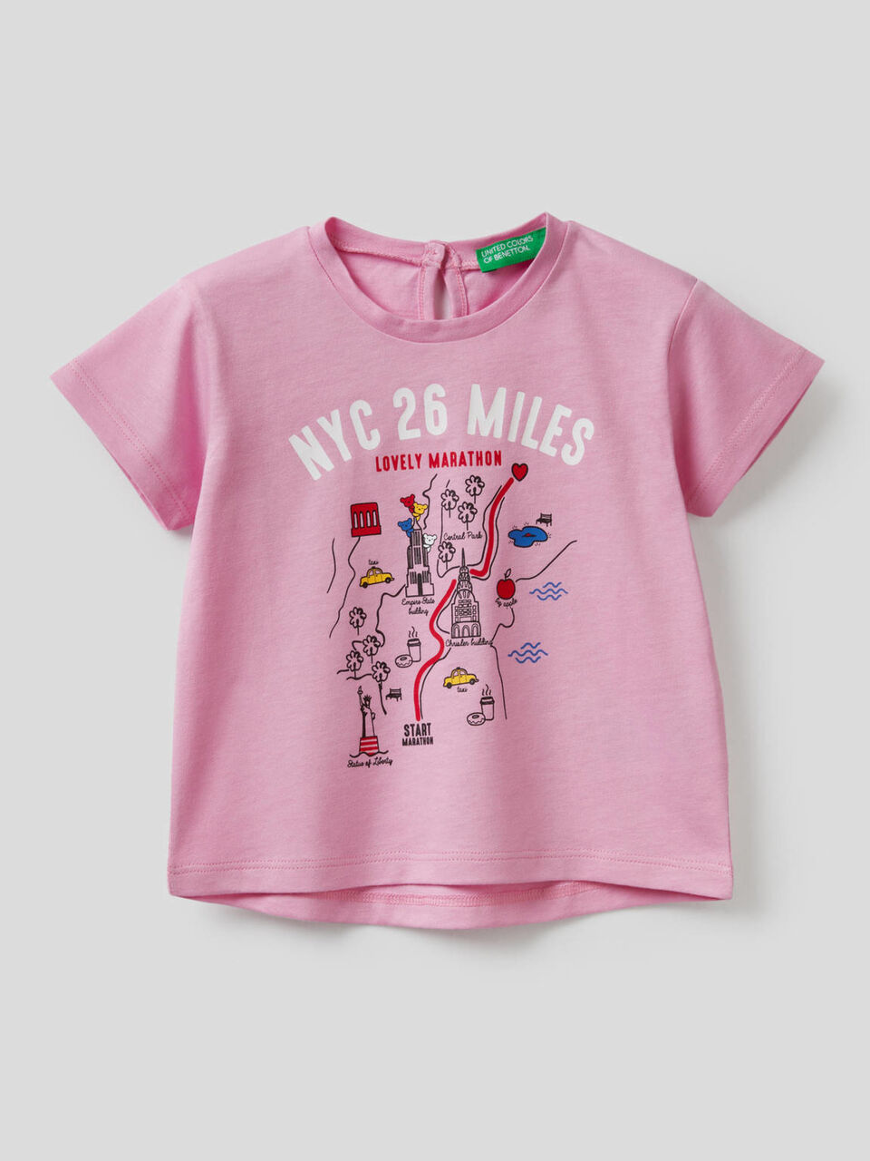 100% cotton t-shirt with print image number 1