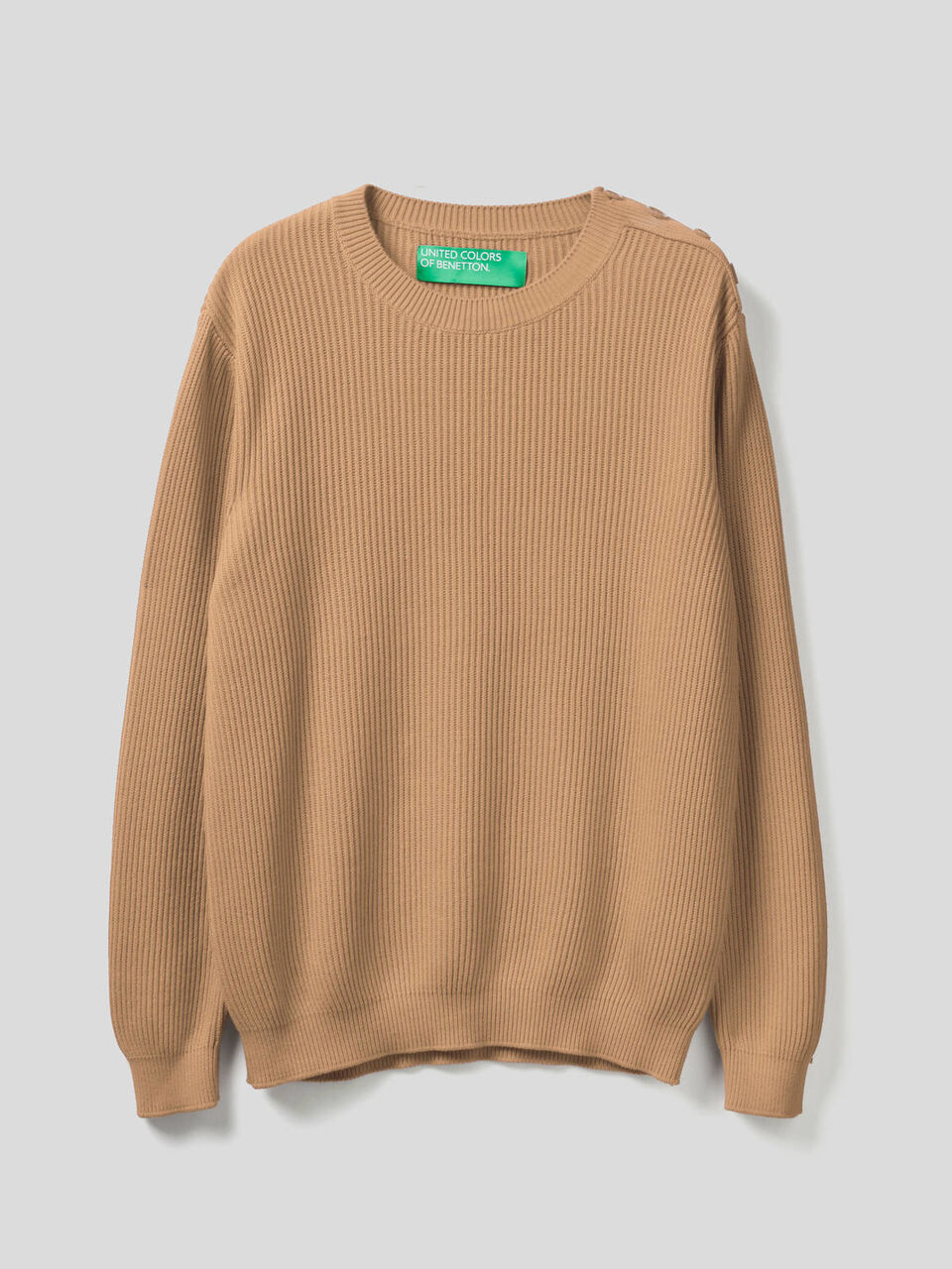 Sweater with buttons on the shoulders image number 1