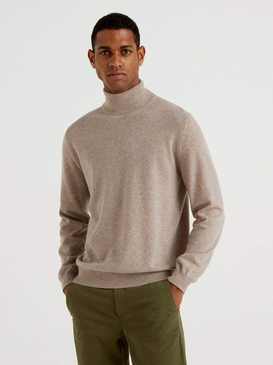 high mock neck sweater