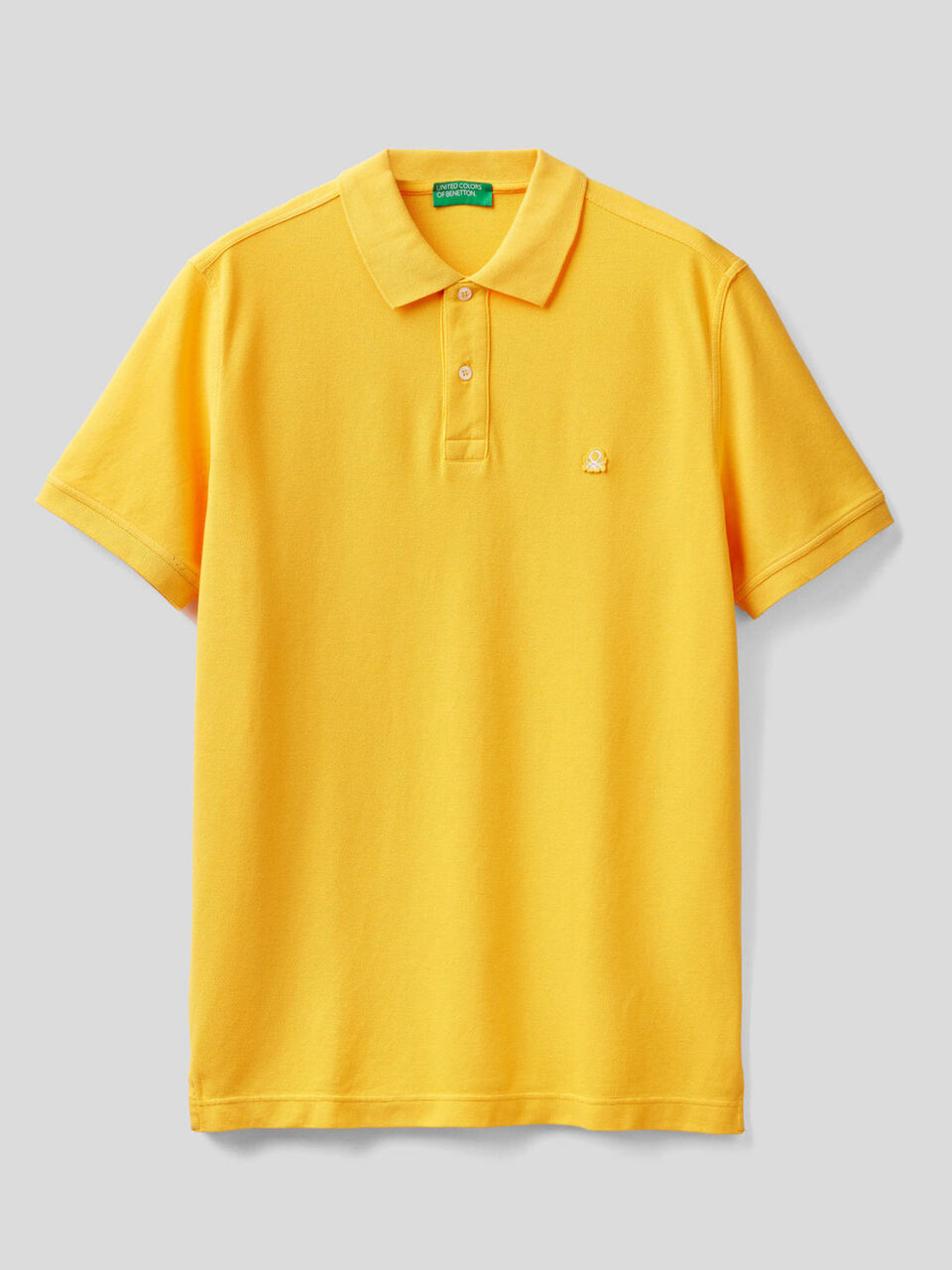 Short sleeve polo in 100% cotton image number 1