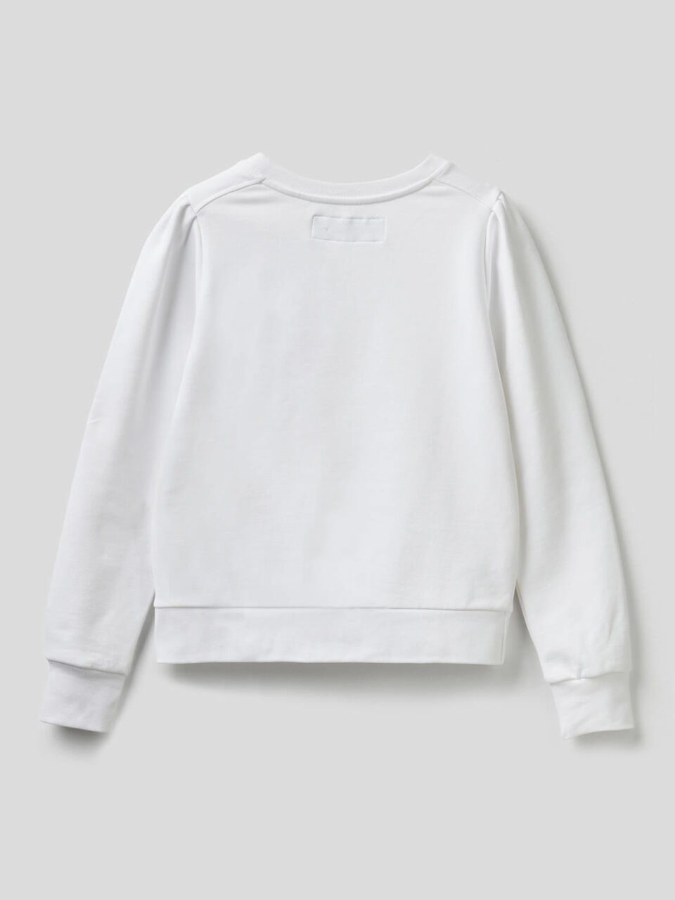 Sweatshirt in organic cotton with embroidery image number 2