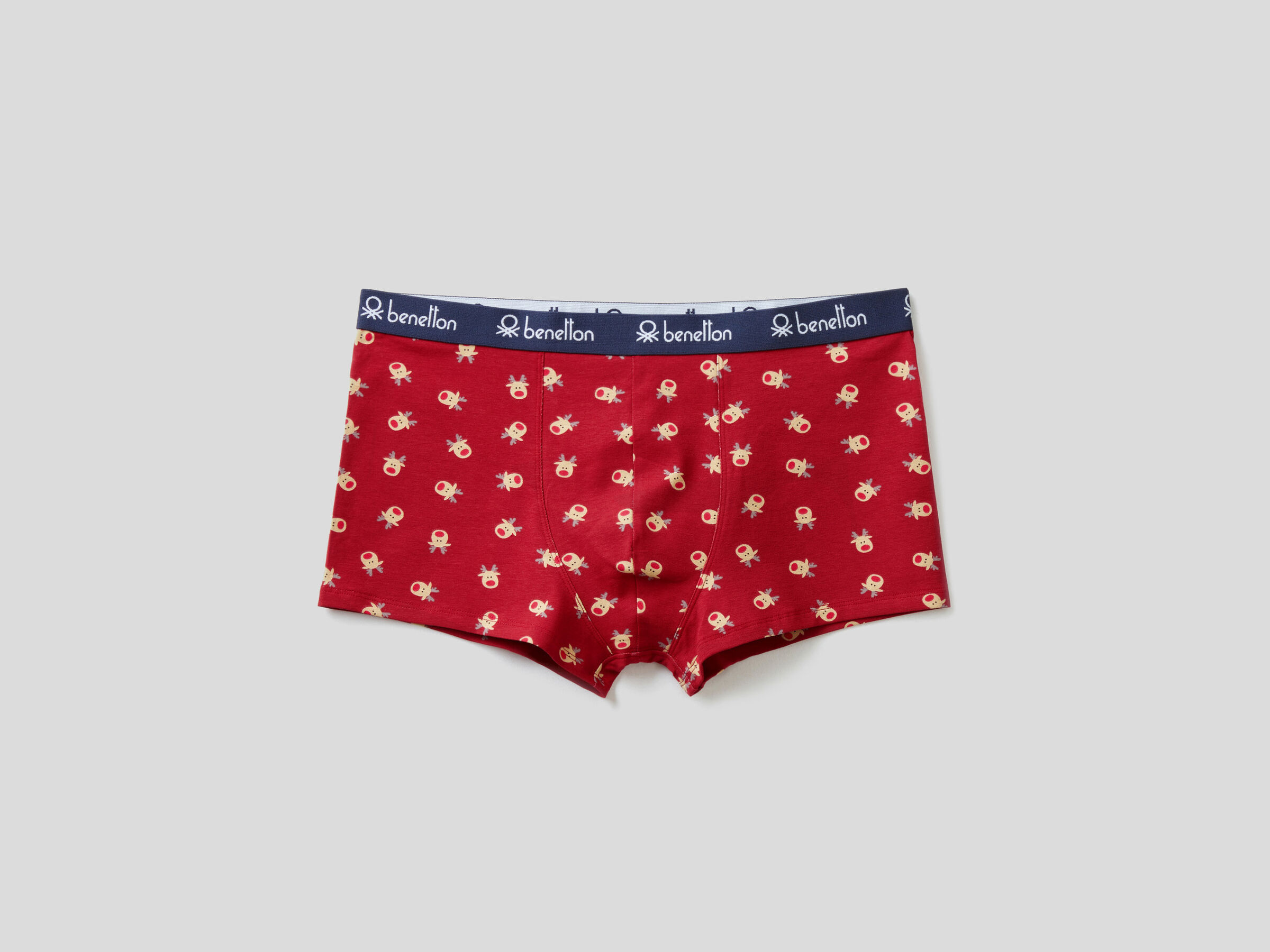 Patterned boxers in stretch cotton image number 3