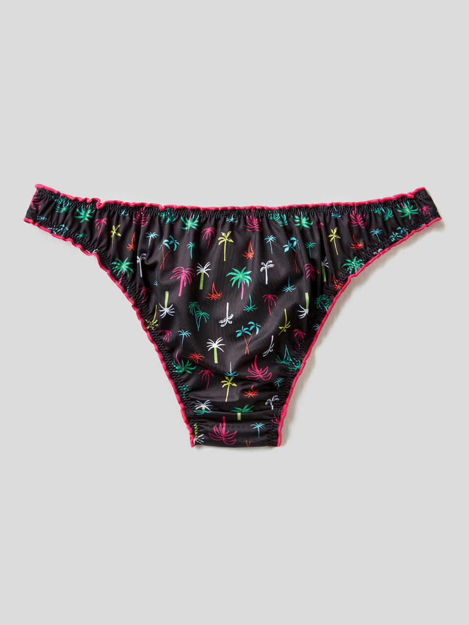 Swimsuit bottoms with palmette print image number 2