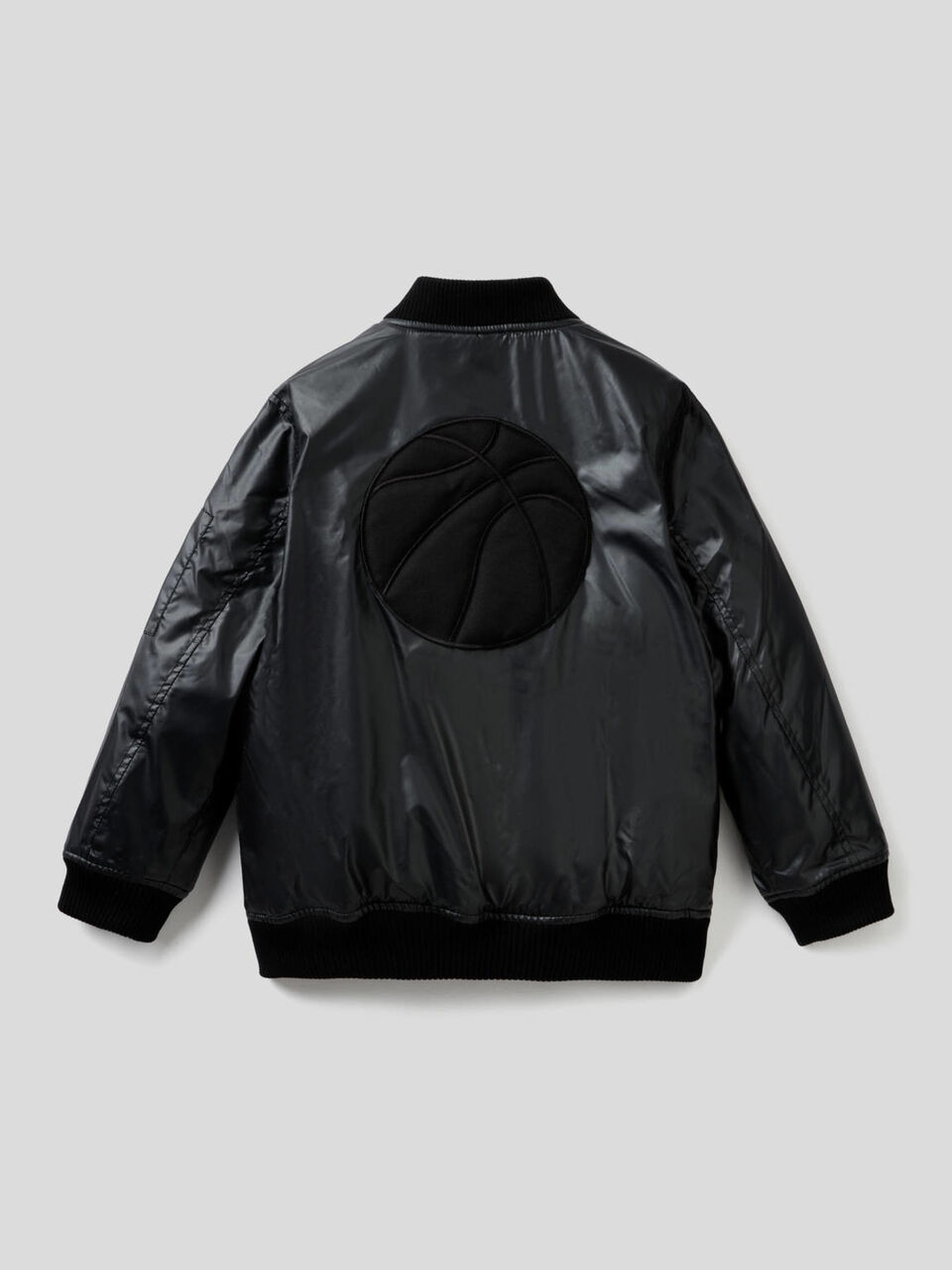Bomber jacket with 3D patch image number 2