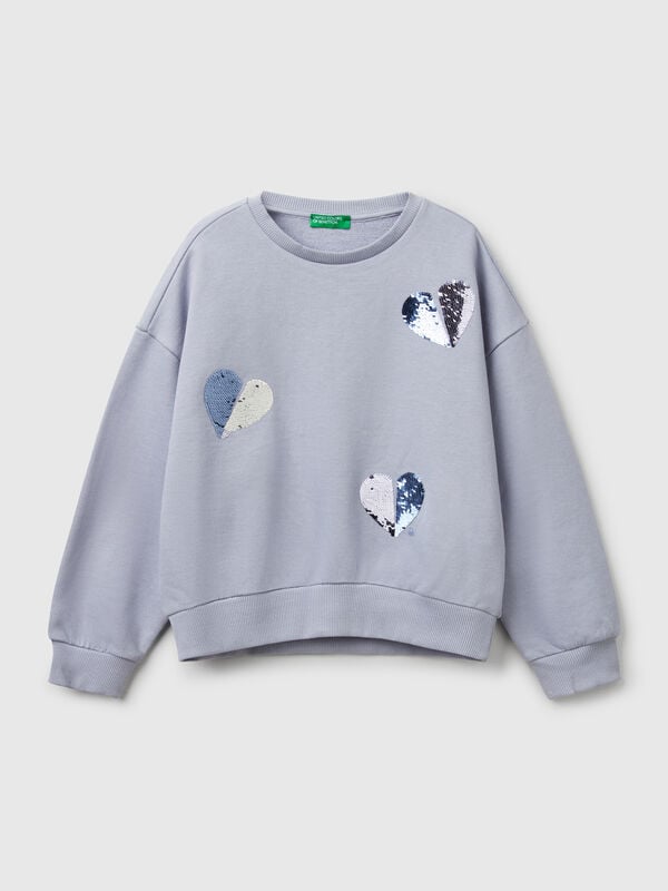 Sweatshirt with sequins Junior Girl