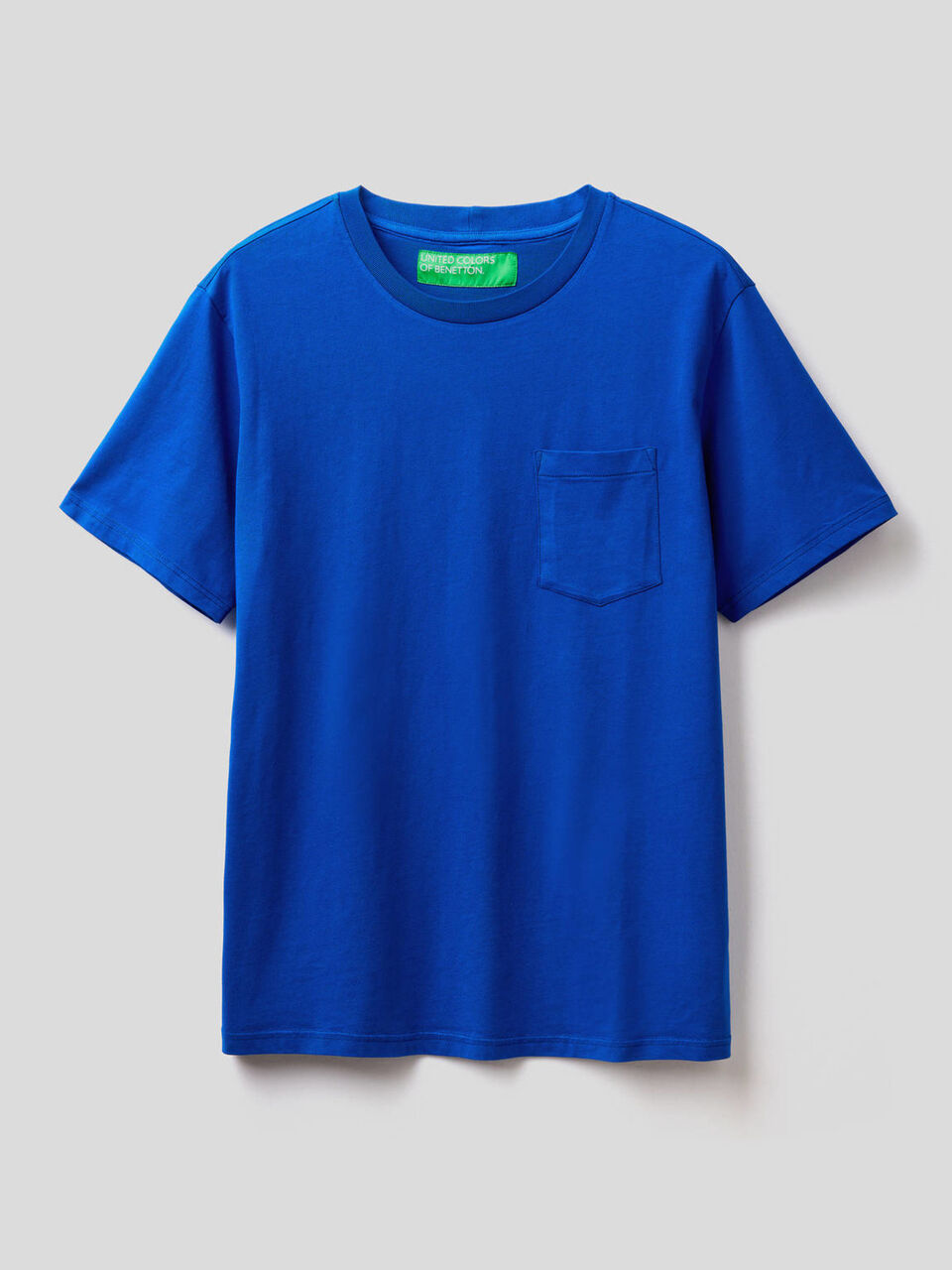 100% cotton t-shirt with pocket image number 1