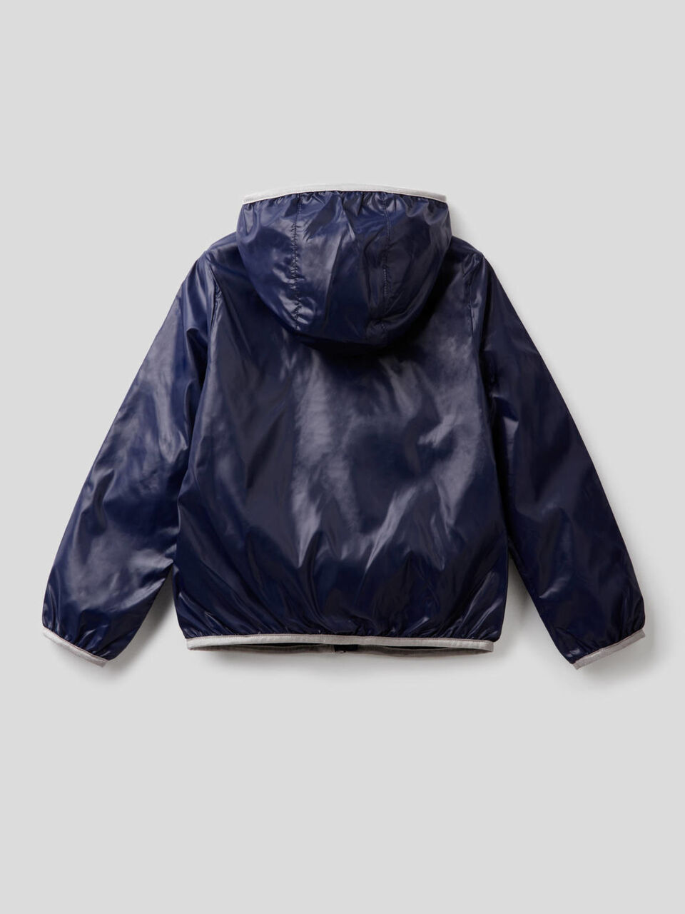 Jacket with hood in technical fabric image number null