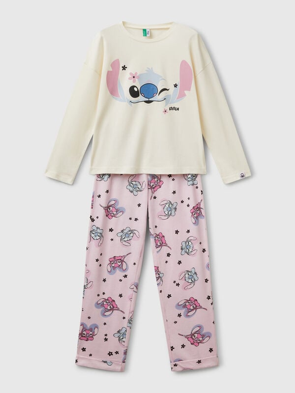 Flowing pyjamas with Stitch ©Disney print Junior Girl