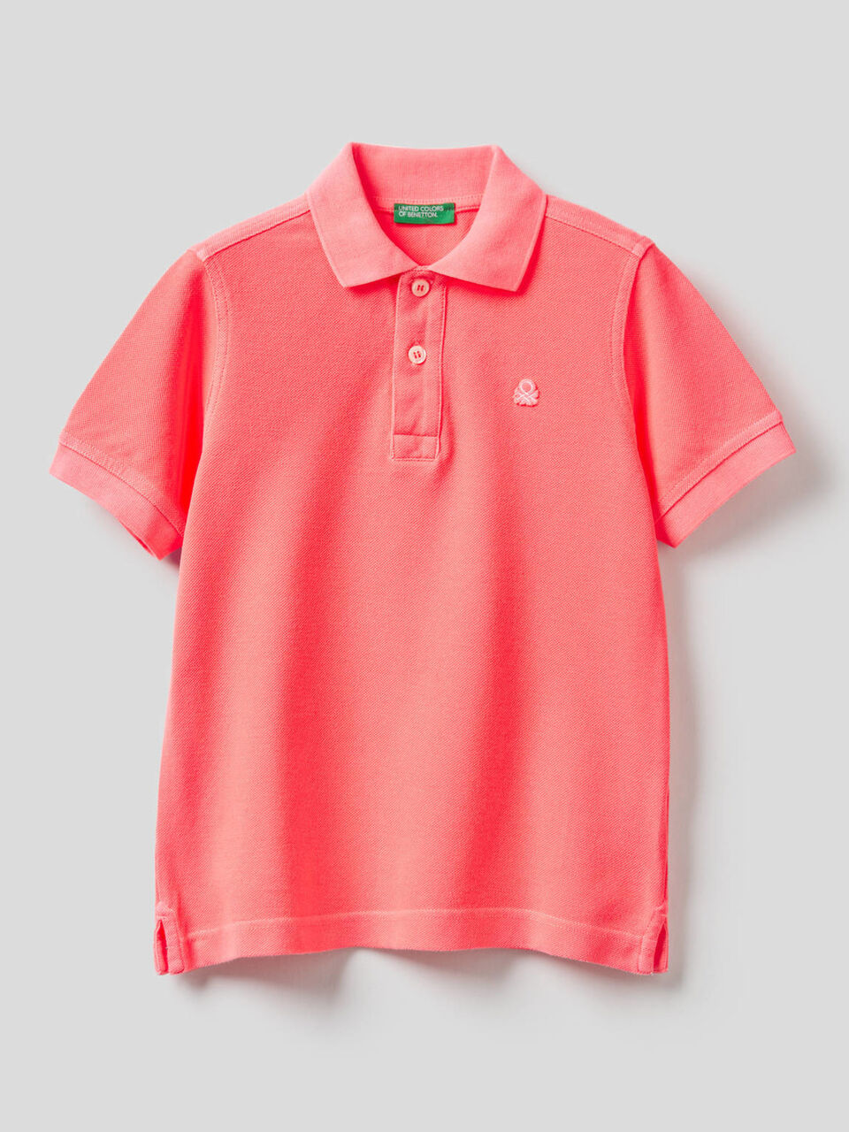 Pure cotton neon polo image number 1